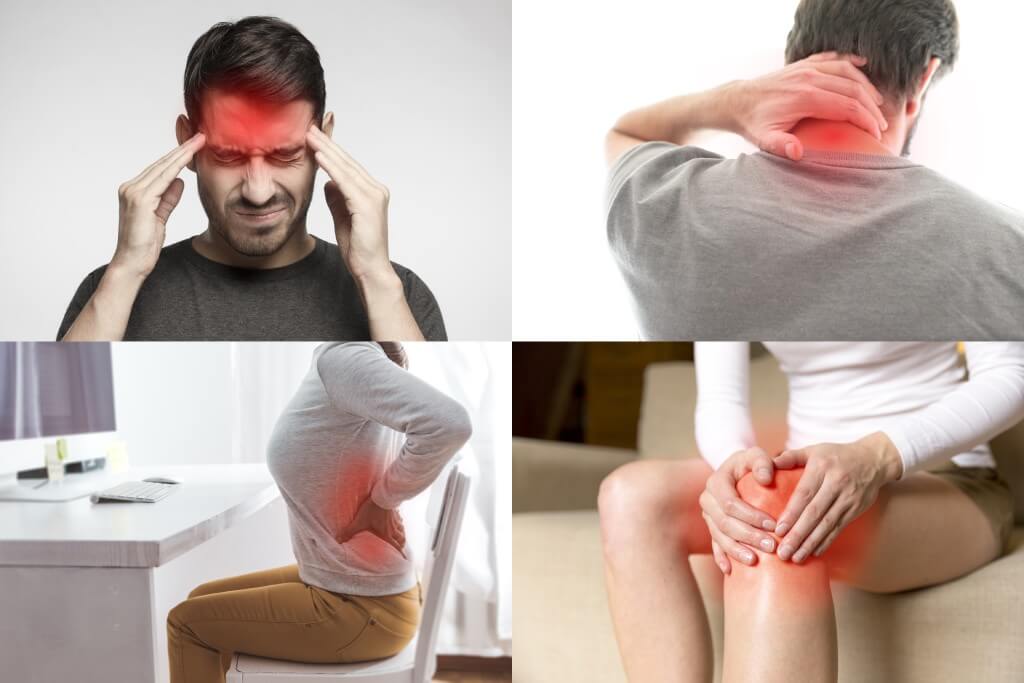 Pains all over the body muscle pains all over the body